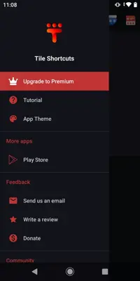 Tile Shortcuts - Quick settings android App screenshot 5